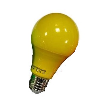 لامپ رنگی حبابی 10 وات A60 نورلند - زرد لامپ رنگی حبابی 10 وات A60 نورلند - زرد