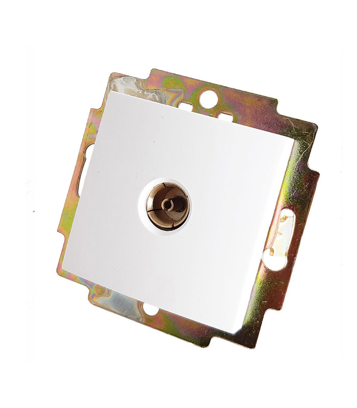 پریز آنتن طرح آذین پارت برق ایرانیان سفید رنگ